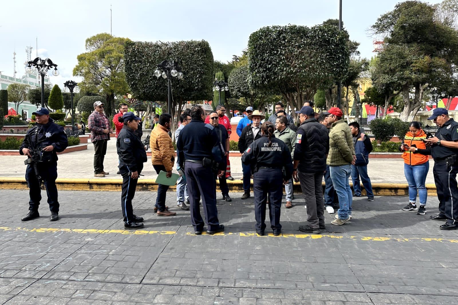 Supervisan autoridades seguridad del encierro de toros en Huamantla